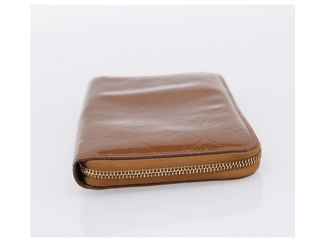 LOUIS VUITTON Monogram Vernis Eldrich Wallet Zip Around Bronze LV Auth 197118 Bronzo - vista 7