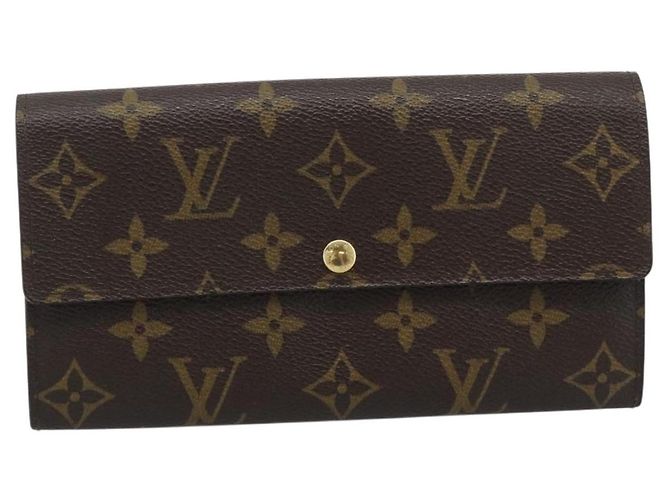 LOUIS VUITTON Monogram Portefeuille Sarah Long Wallet M60531 LV Auth 195560 Monogramma - vista 2