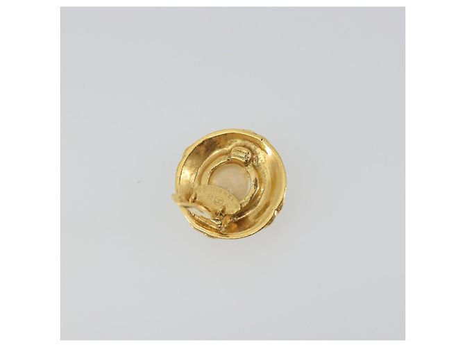 Orecchini CHANEL metallo Gold CC Auth 195943A D'oro - vista 5