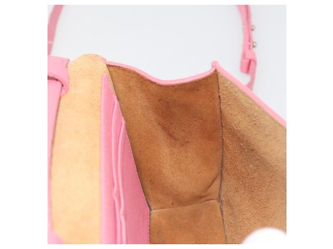 Bolso de hombro BOTTEGA VENETA MAXI INTRECCIATO Cassette Pink Gold Auth bs36741 Rosa Dorado - vista 19