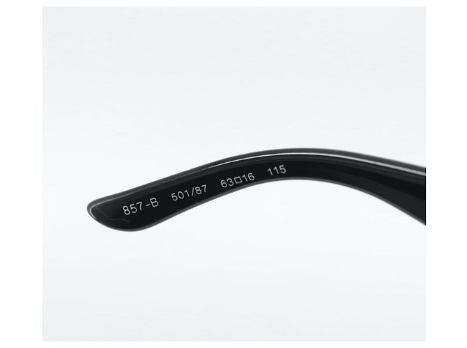 Bulgari Gafas de sol BVLGARI Plastic Black Silver Auth bs36734 Negro Plata - vista 12