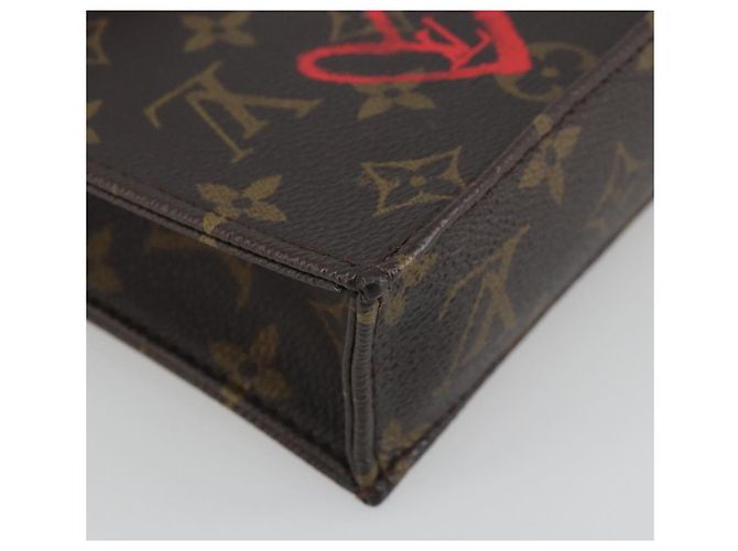 LOUIS VUITTON Monogram Fall in Love Petit Sac Plat Bag 2way M80839 Auth 192433M Monogramme - vue 16