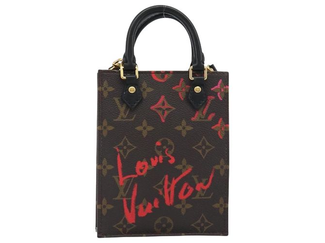 LOUIS VUITTON Monogram Fall in Love Petit Sac Plat Bag 2way M80839 Auth 192433M Monogramme - vue 2