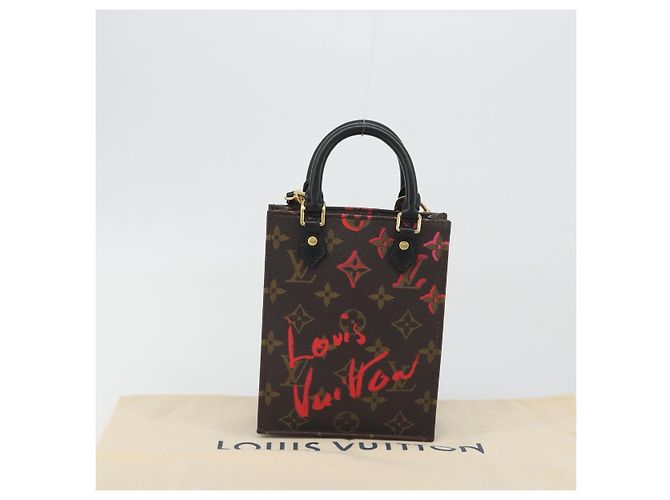 LOUIS VUITTON Monogram Fall in Love Petit Sac Plat Bag 2way M80839 Auth 192433M Monogramme - vue 24