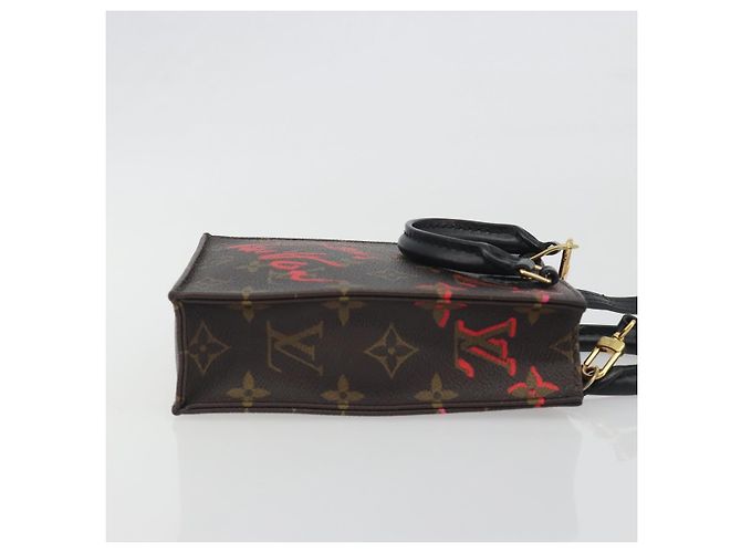 LOUIS VUITTON Monogram Fall in Love Petit Sac Plat Bag 2way M80839 Auth 192433M Monogramme - vue 4