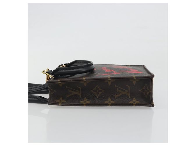 LOUIS VUITTON Monogram Fall in Love Petit Sac Plat Bag 2way M80839 Auth 192433M Monogramme - vue 5