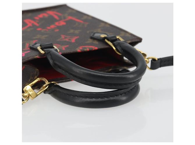 LOUIS VUITTON Monogram Fall in Love Petit Sac Plat Bag 2way M80839 Auth 192433M Monogramme - vue 7