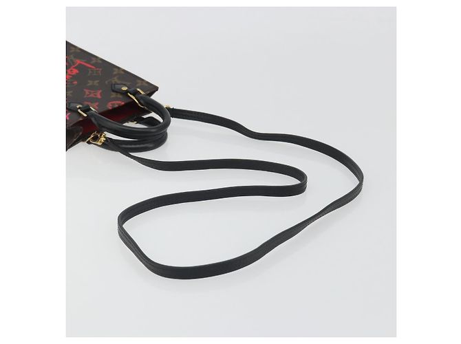 LOUIS VUITTON Monogram Fall in Love Petit Sac Plat Bag 2way M80839 Auth 192433M Monogramme - vue 9