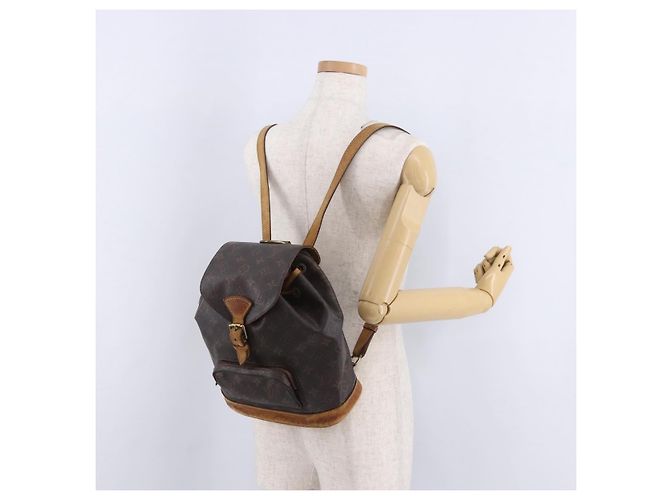 LOUIS VUITTON Monogram Montsouris MM Backpack M51136 LV Auth BA14665 - view 26