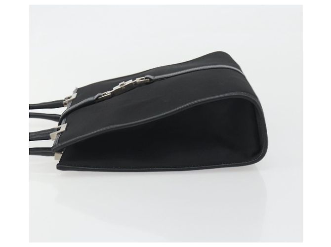 GUCCI Jackie Handtasche Canvas Black Silver 002 1065 Auth 195423A Schwarz Silber - Ansicht 5