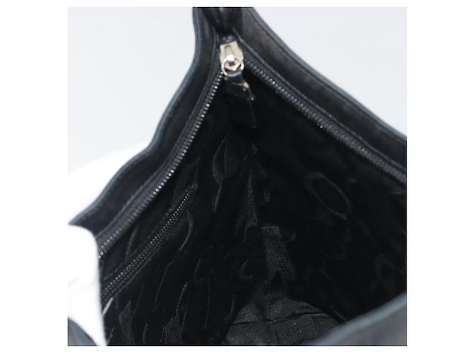 Borsa a tracolla Salvatore Ferragamo in pelle nera e argento Auth bs36748 Nero - vista 17