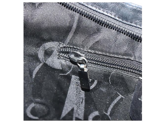 Borsa a tracolla Salvatore Ferragamo in pelle nera e argento Auth bs36748 Nero - vista 19