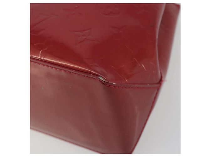 Borsa LOUIS VUITTON Monogram Vernis Wilshire PM Pomme D'amour M93642 Auth 195049A Rosso - vista 12