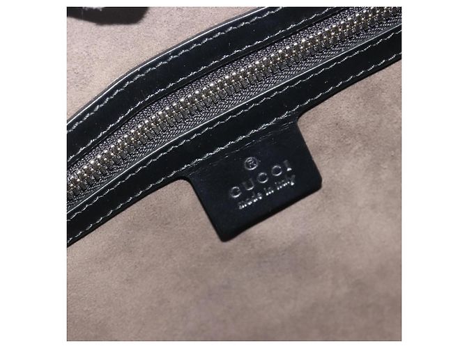 Borsa Boston GUCCI GG Supreme Blooms PVC 2way Beige Silver 406380 Auth 192425A Argento - vista 19
