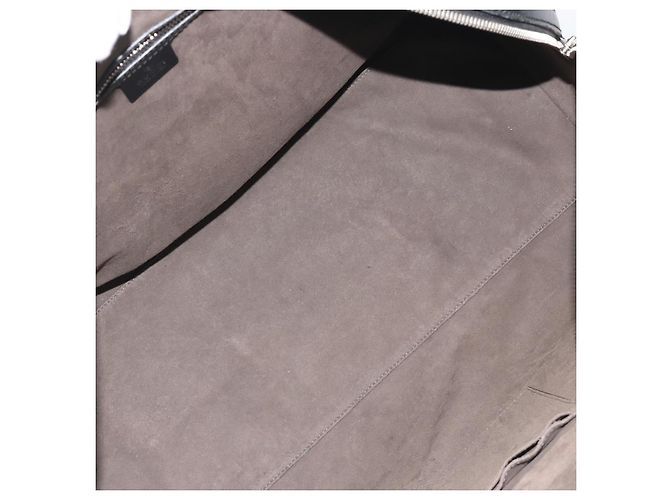 Borsa Boston GUCCI GG Supreme Blooms PVC 2way Beige Silver 406380 Auth 192425A Argento - vista 20