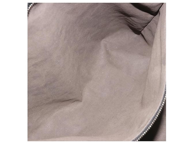 Borsa Boston GUCCI GG Supreme Blooms PVC 2way Beige Silver 406380 Auth 192425A Argento - vista 24