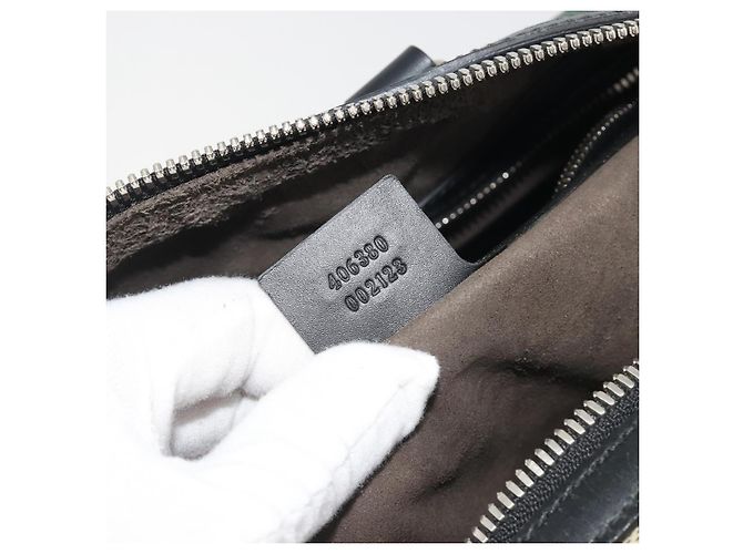 Borsa Boston GUCCI GG Supreme Blooms PVC 2way Beige Silver 406380 Auth 192425A Argento - vista 25
