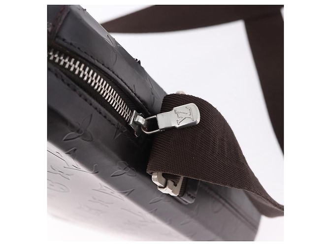 LOUIS VUITTON Borsa a tracolla Bobby Monogram Lace Brown M46520 LV Auth ka5689 Marrone - vista 14