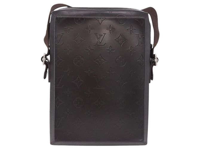 LOUIS VUITTON Borsa a tracolla Bobby Monogram Lace Brown M46520 LV Auth ka5689 Marrone - vista 3