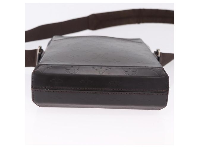 LOUIS VUITTON Borsa a tracolla Bobby Monogram Lace Brown M46520 LV Auth ka5689 Marrone - vista 9