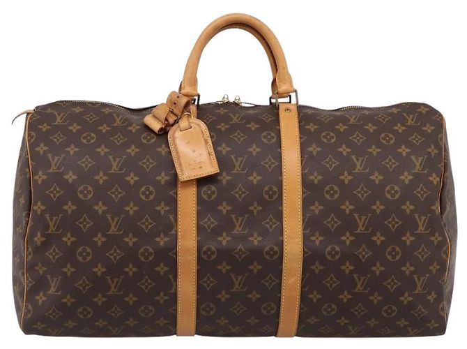 LOUIS VUITTON Monogram Keepall 55 Boston Bag M41424 LV Auth ka5627 Monogramma - vista 2