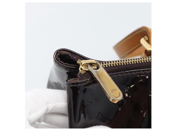 Borsa LOUIS VUITTON Monogram Vernis Rosewood Avenue Amarante M93510 Auth BA14170 Bordò - vista 10