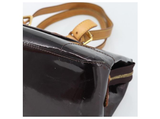 Borsa LOUIS VUITTON Monogram Vernis Rosewood Avenue Amarante M93510 Auth BA14170 Bordò - vista 15