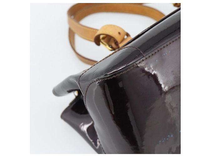 Borsa LOUIS VUITTON Monogram Vernis Rosewood Avenue Amarante M93510 Auth BA14170 Bordò - vista 16