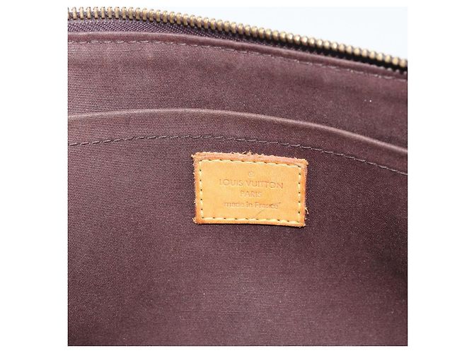Borsa LOUIS VUITTON Monogram Vernis Rosewood Avenue Amarante M93510 Auth BA14170 Bordò - vista 17
