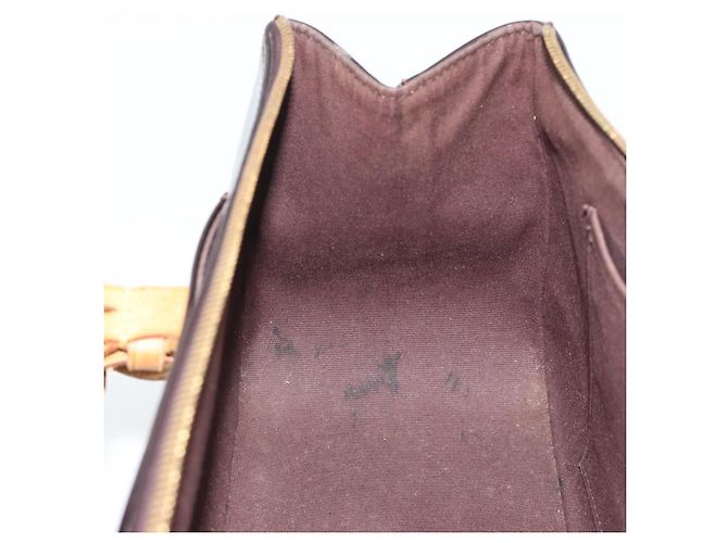 Borsa LOUIS VUITTON Monogram Vernis Rosewood Avenue Amarante M93510 Auth BA14170 Bordò - vista 19