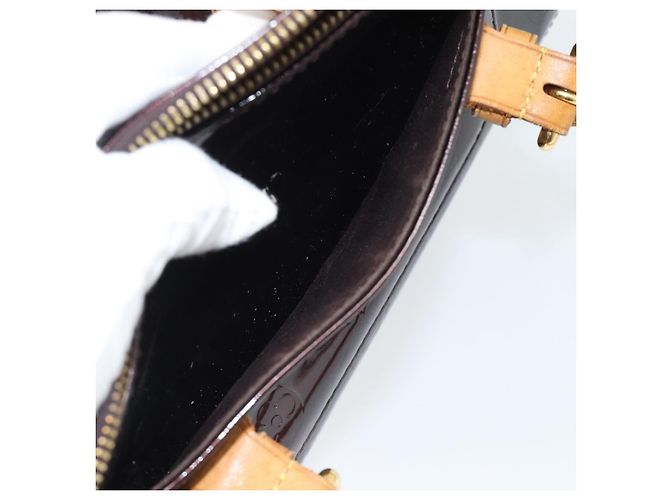 Borsa LOUIS VUITTON Monogram Vernis Rosewood Avenue Amarante M93510 Auth BA14170 Bordò - vista 21