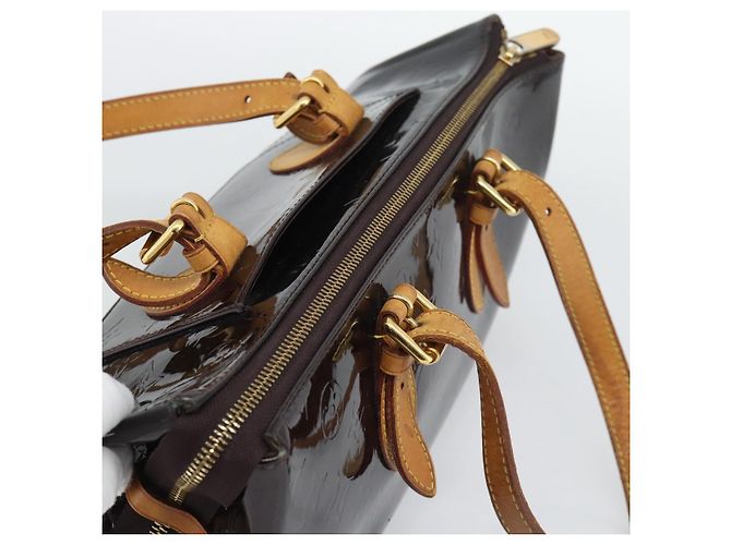Borsa LOUIS VUITTON Monogram Vernis Rosewood Avenue Amarante M93510 Auth BA14170 Bordò - vista 6