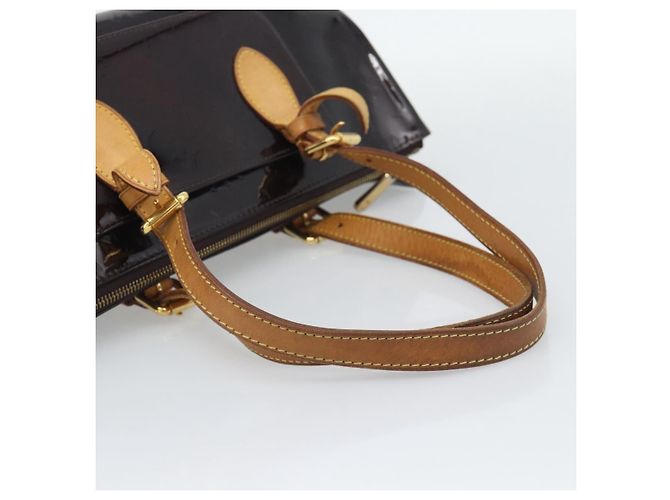 Borsa LOUIS VUITTON Monogram Vernis Rosewood Avenue Amarante M93510 Auth BA14170 Bordò - vista 7