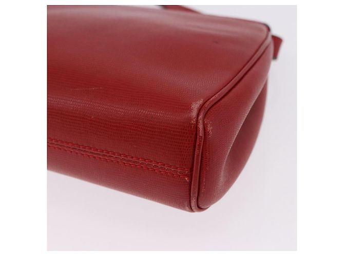 Céline Borsa a tracolla CELINE in pelle rossa e oro Auth 196766A Rosso D'oro - vista 13