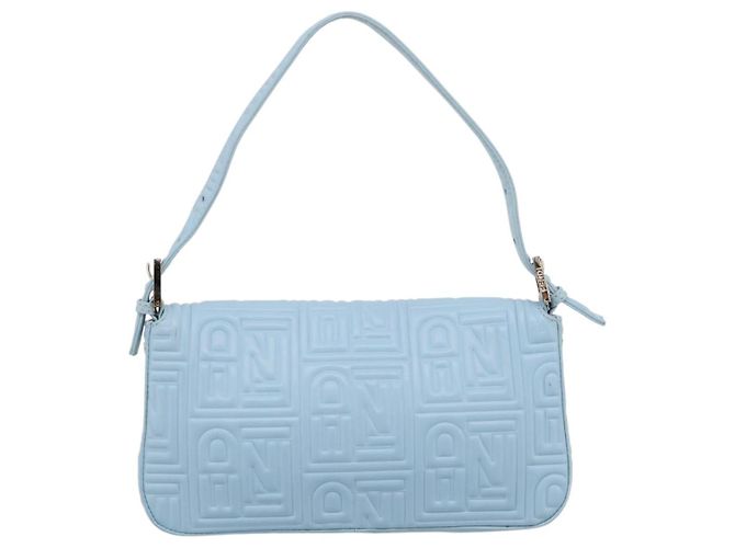 Borsa a tracolla FENDI Mamma Baguette Azzurro Argento Auth 196364M Blu chiaro - vista 3