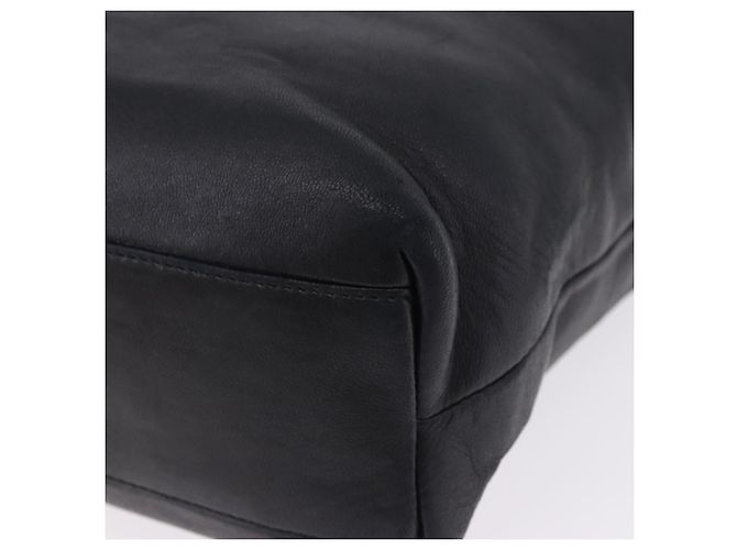 Borsa a tracolla Salvatore Ferragamo in pelle nera e argento Auth ka5635 Nero - vista 11