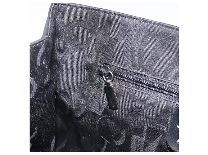 Borsa a tracolla Salvatore Ferragamo in pelle nera e argento Auth ka5635 Nero - vista 19