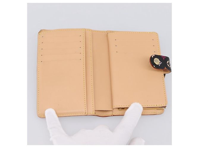 LOUIS VUITTON Multicolor Porte Monnaie Viennois Wallet M92987 LV Auth 196471A Nero - vista 13