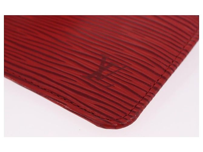 LOUIS VUITTON Epi Pochette Cles Coin Purse Red M63807 LV Auth 194483A - vista 10