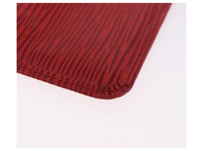 LOUIS VUITTON Epi Pochette Cles Coin Purse Red M63807 LV Auth 194483A - vista 11