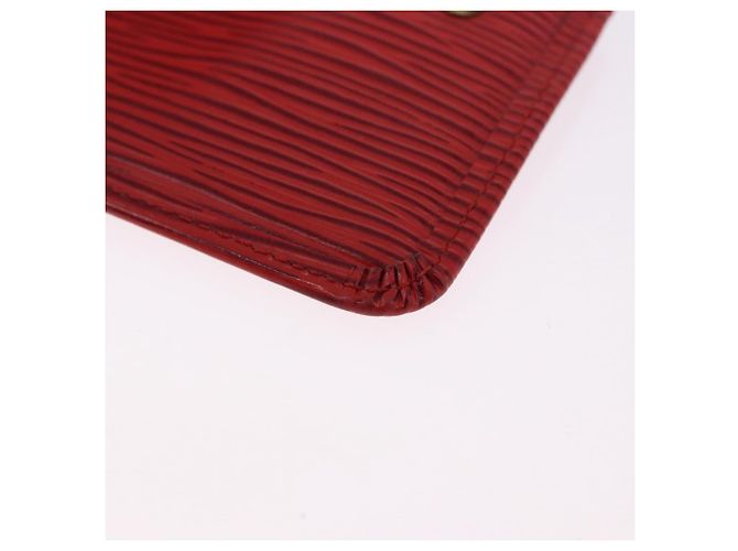 LOUIS VUITTON Epi Pochette Cles Coin Purse Red M63807 LV Auth 194483A - vista 12