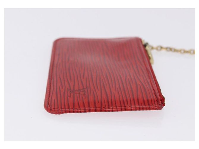 LOUIS VUITTON Epi Pochette Cles Coin Purse Red M63807 LV Auth 194483A - vista 4
