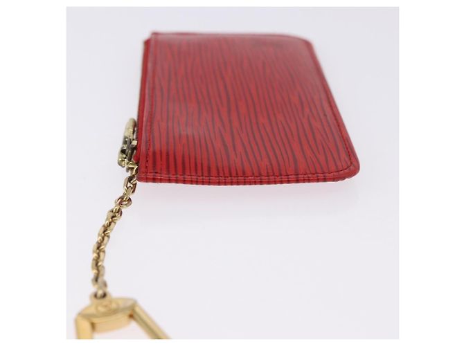 LOUIS VUITTON Epi Pochette Cles Coin Purse Red M63807 LV Auth 194483A - vista 5