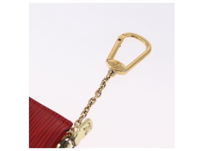 LOUIS VUITTON Epi Pochette Cles Coin Purse Red M63807 LV Auth 194483A - vista 7