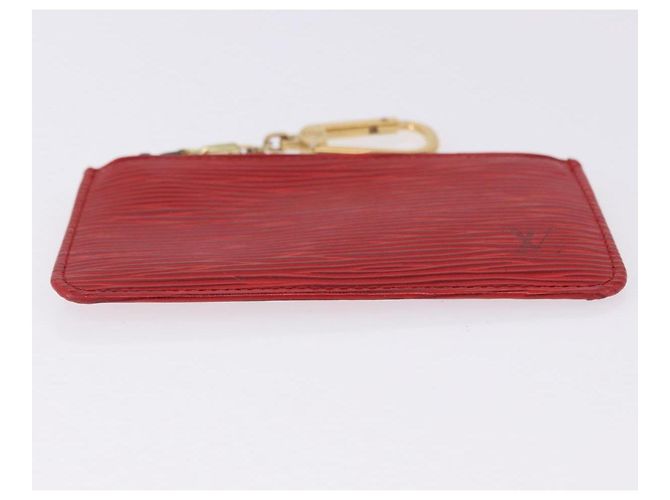 LOUIS VUITTON Epi Pochette Cles Coin Purse Red M63807 LV Auth 194483A - vista 8