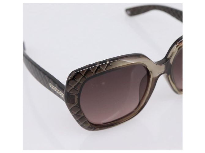 Occhiali da sole BOTTEGA VENETA INTRECCIATO Plastica Nero Tono Oro Auth BA15035 - vista 6