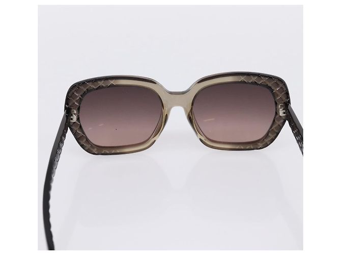 Occhiali da sole BOTTEGA VENETA INTRECCIATO Plastica Nero Tono Oro Auth BA15035 - vista 8