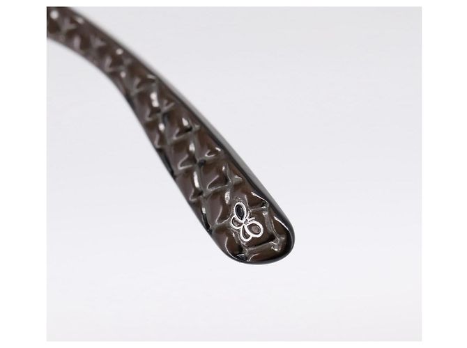 Occhiali da sole BOTTEGA VENETA INTRECCIATO Plastica Nero Tono Oro Auth BA15035 - vista 9