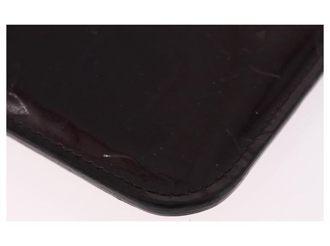 LOUIS VUITTON Monogram Vernis Pochette Cles NM Monedero Amarante M93557 Auth 195596 Burdeos - vista 11