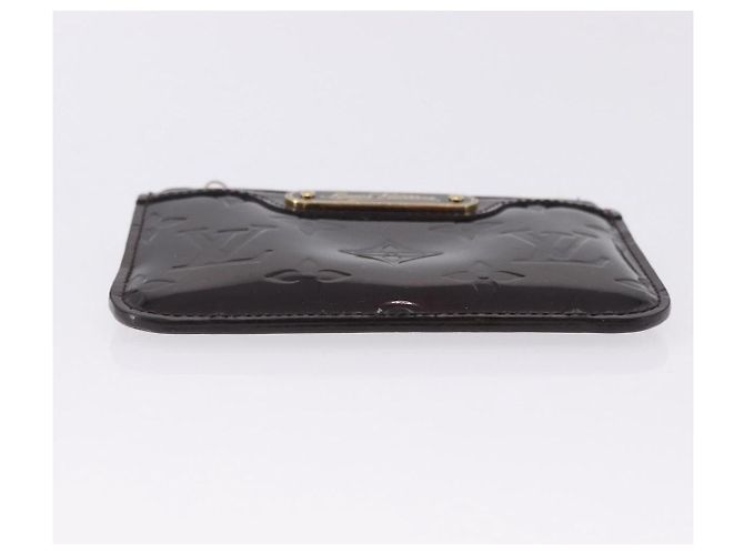 LOUIS VUITTON Monogram Vernis Pochette Cles NM Monedero Amarante M93557 Auth 195596 Burdeos - vista 8